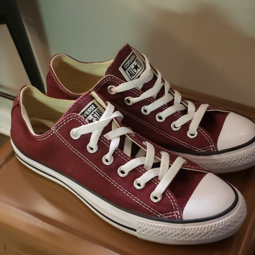Burgandy Converse